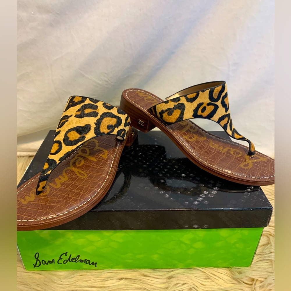 Sam Edelman Animal Print Heel sandals
